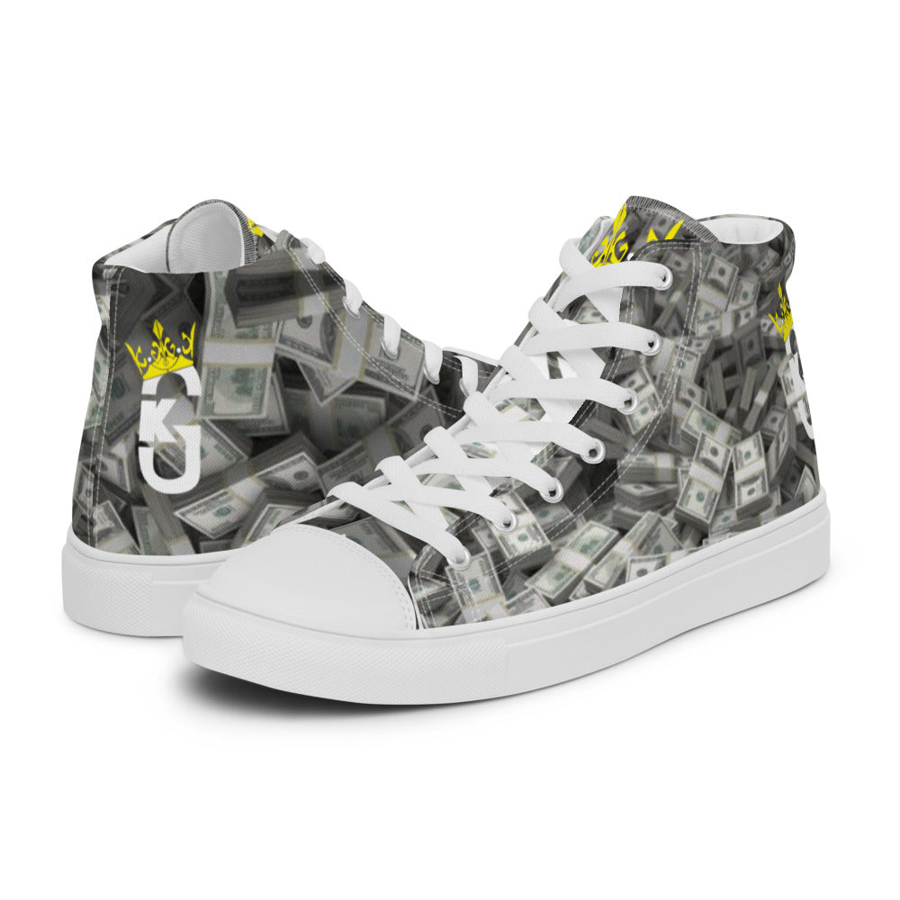 Keep Grinding KG Custom Designed high top canvas shoes 2022