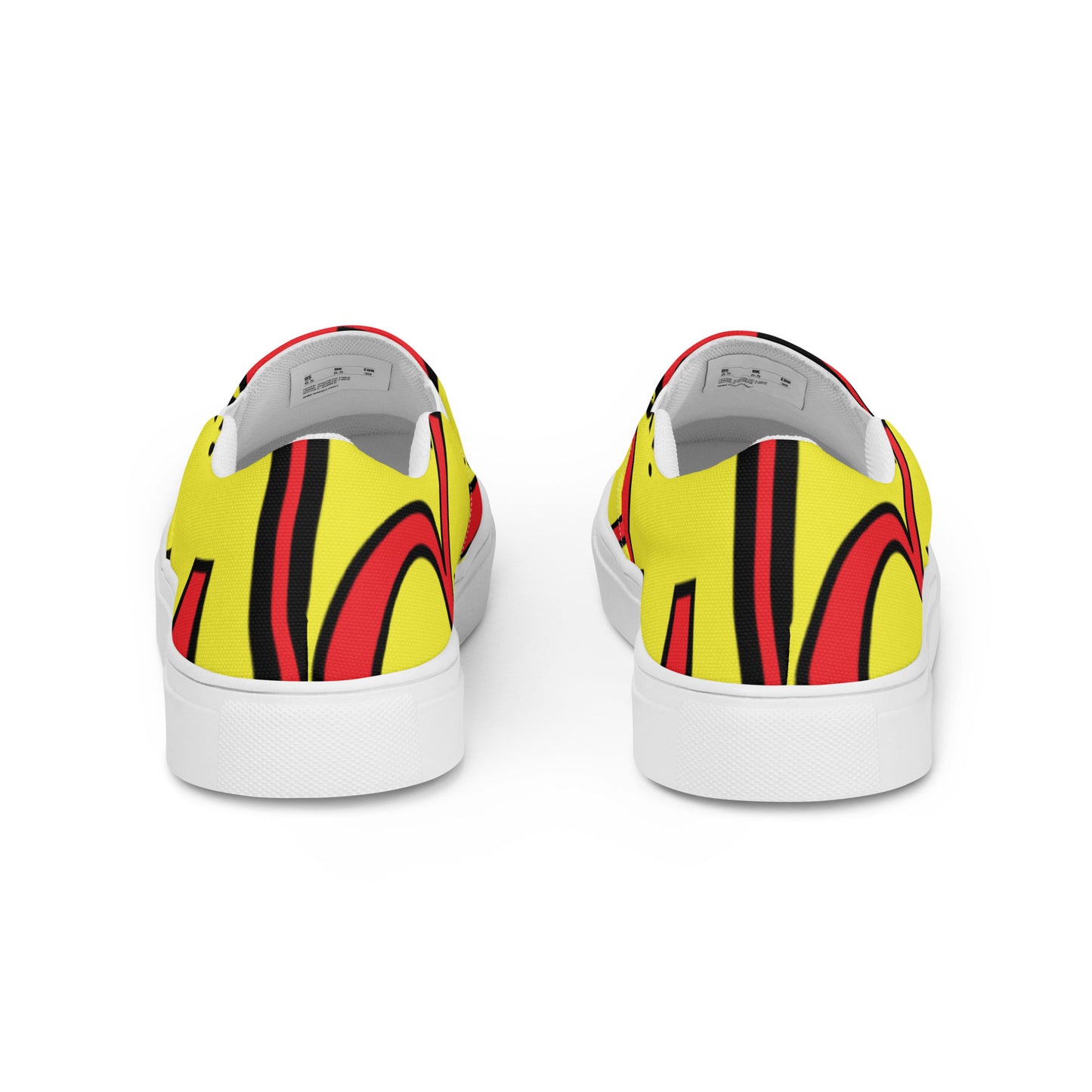 Men’s K.G. Keep Grindin slip-on canvas shoes yellow/red