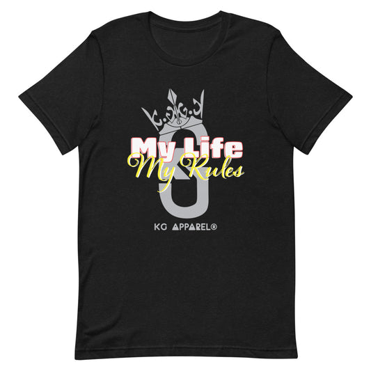 Men’s Short-sleeve KG My Life My Rules t-shirt Gray/Red/yellow